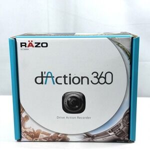 RAZO DC3000A d'Action 360 Degree Dash Cam with Accessories in Box